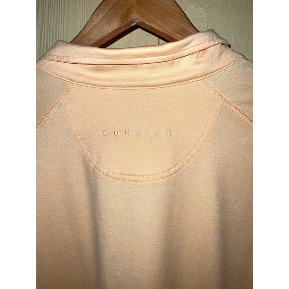 X-Large Pull Over TOP Polo Thumb Holes Peach XL Active Shirt Sport Dunning NEW - Picture 8 of 9